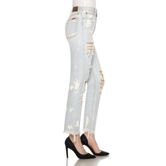 JOE'S JEANS Light Blue Debbie High Rise Straight Ankle 25 - Picture 2 of 15